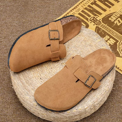 Fashion Men Mules Shoe with Arch Support Birkens Mens Shoes Men'S Suede Sandals Retro Cork Clogs Unisex Classic Beach Тапочки