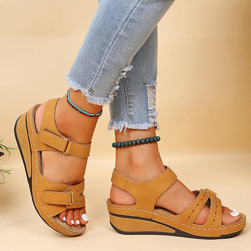 Women Shoes Sandals Summer Soft Women's Sandals Beach Sandals For Women Wedge Women's Shoes Elegant Female Sandal Women Footwear