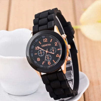Women Watches 2025 New Fashion Luxury Brand Women's Watch Silicone Strap Quartz Wrist Watch For Female Relogio Feminino Zegarki
