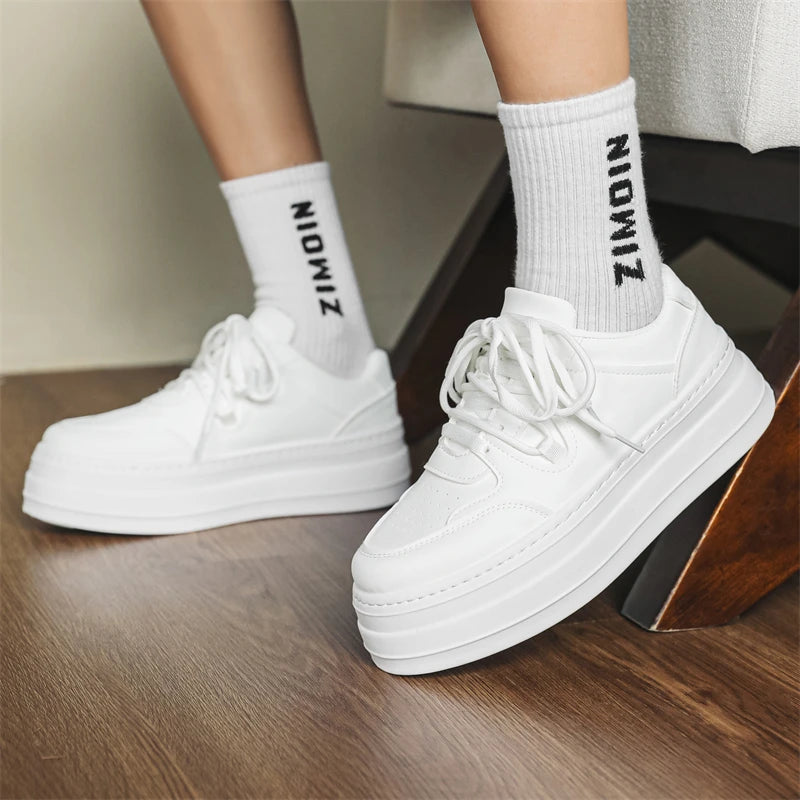 Men's Sneakers, 2025 Autumn New Thick-soled Fashionable and Versatile Sneakers, Breathable and Comfortable Casual Sports Shoes