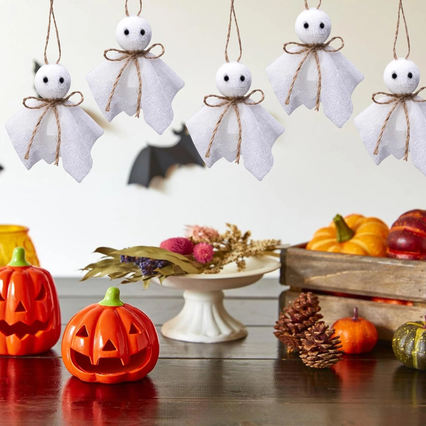 Halloween Ghost Hanging Decorations Spooky Indoor Outdoor Decor for Party Home Garden Scary Atmosphere Decoration