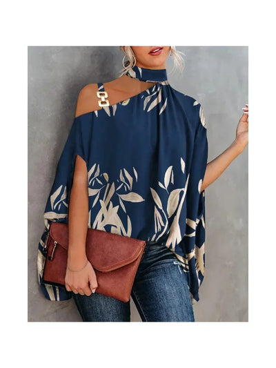 Casual Print Blouses For Women Fashion 2025 Floral Top Loose Batwing Sleeve Blouse Elegant Ladies Tops Summer Shirts y2k