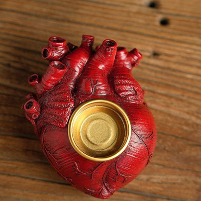 2025 Heart Candle Holder Skeleton Candle Holder Halloween Candle Holder Decoration Brain Ghost Festival Decoration Supplies Prop