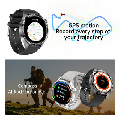 Smart Watch 5 Pro GPS NFC Smartwatch Men 360*360 AMOLED Screen Heart Rate Monitor Bluetooth Call IP67 Waterproof Men Smartwatch