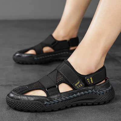 Men Summer Sandal Outdoor Casual Sandals for Men 2024 New Comfortable Trekking Hiking Sandals Beach Sandals Breathable Shoes