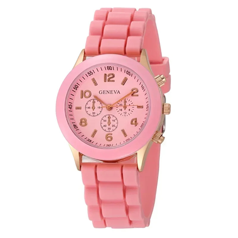 Women Watches 2025 New Fashion Luxury Brand Women's Watch Silicone Strap Quartz Wrist Watch For Female Relogio Feminino Zegarki