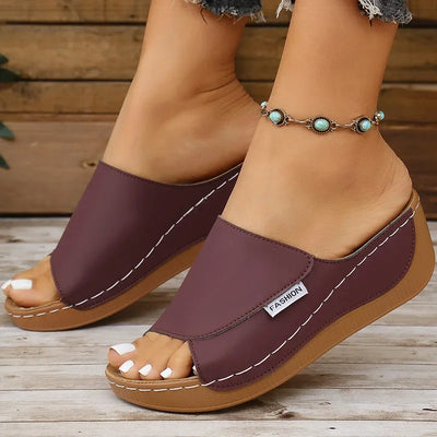 Women's Sandals Women Heels Sandals For Summer Shoes Woman Casual Wedgdes Heeled Sandalias De Mujer Slippers Summer Footwear