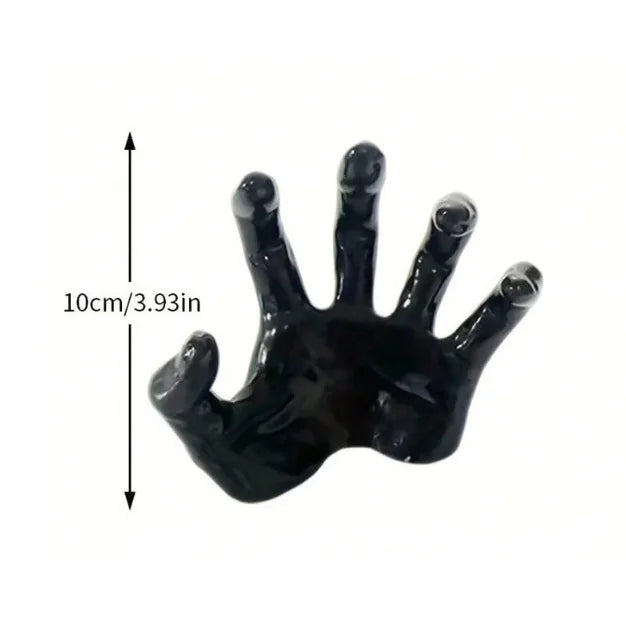 Wall Mounted Creepy Hands with Lighted Candles, Spooky Halloween Decoration, Gothic Hanging Wall Art for Home