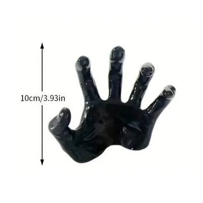 Wall Mounted Creepy Hands with Lighted Candles, Spooky Halloween Decoration, Gothic Hanging Wall Art for Home