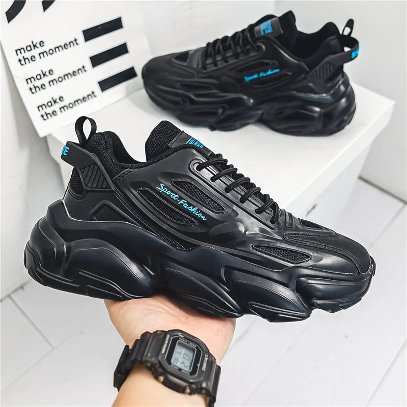 Men's Sneakers 2024 New Breathable Comfortable Trends Casual Shoes Outdoor Platform Versatile Lightweight Anti Slip Running Shoe