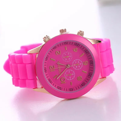 Women Watches 2025 New Fashion Luxury Brand Women's Watch Silicone Strap Quartz Wrist Watch For Female Relogio Feminino Zegarki