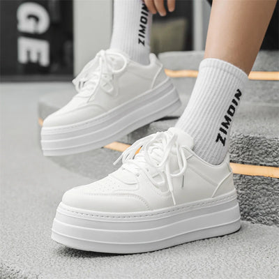 Men's Sneakers, 2025 Autumn New Thick-soled Fashionable and Versatile Sneakers, Breathable and Comfortable Casual Sports Shoes
