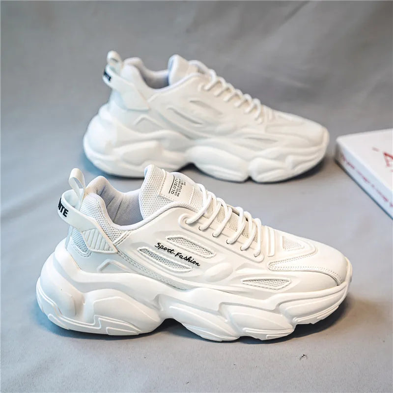 Men's Sneakers 2024 New Breathable Comfortable Trends Casual Shoes Outdoor Platform Versatile Lightweight Anti Slip Running Shoe