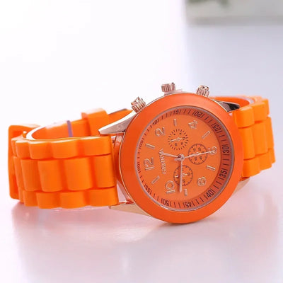 Women Watches 2025 New Fashion Luxury Brand Women's Watch Silicone Strap Quartz Wrist Watch For Female Relogio Feminino Zegarki