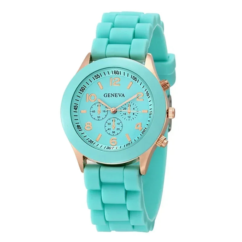 Women Watches 2025 New Fashion Luxury Brand Women's Watch Silicone Strap Quartz Wrist Watch For Female Relogio Feminino Zegarki