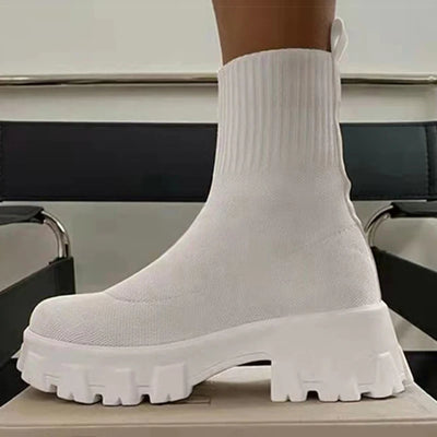 Women's Sneaker Fashion Platform Sneakers For Women's Sports Shoes With Heels Casual Zapatillas Mujer White Shoes Woman Footwear