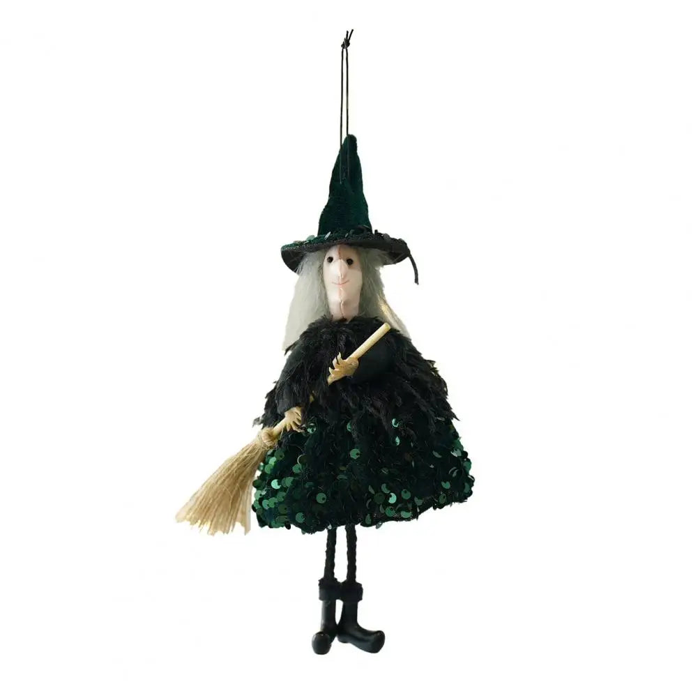 Witch Decor Witch-themed Halloween Ornament Spooky Halloween Witch Hanging Decorations for Garden Spooky Haunted House Decor