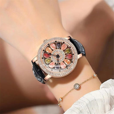 New Women's Watch - Elegant, Fashionable, and Trendy - Rotating Colorful Dial, a Surprise Gift for Her on Black Friday/Double 11