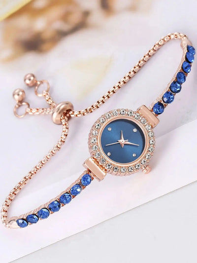 Women's Watches Fashion Exquisite Small Dial Bracelet Analog Quartz Watch（Box Not Included ）